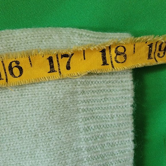 Ann Taylor Rhinestone Beaded Mint Green Sweater, Wool blend, Size XS, NWT - Picture 11 of 14